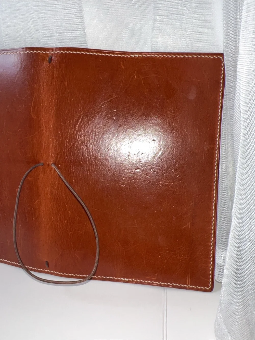 Travelers Notebook Chestnut Brown [a5] Leather Journal Cover - Brown Cord